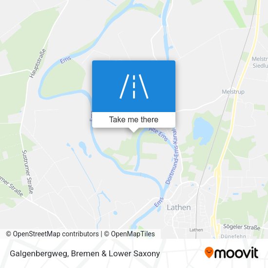 Galgenbergweg map