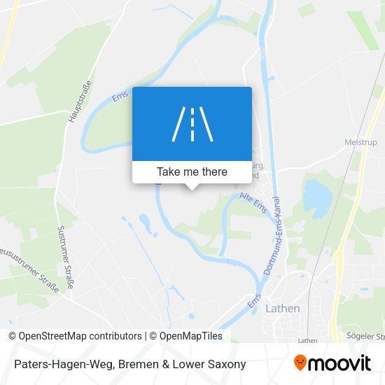 Paters-Hagen-Weg map