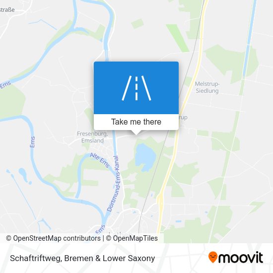 Schaftriftweg map