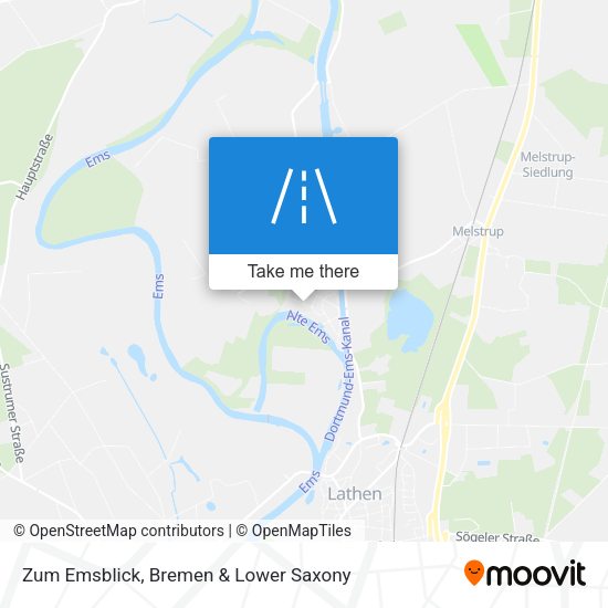Zum Emsblick map