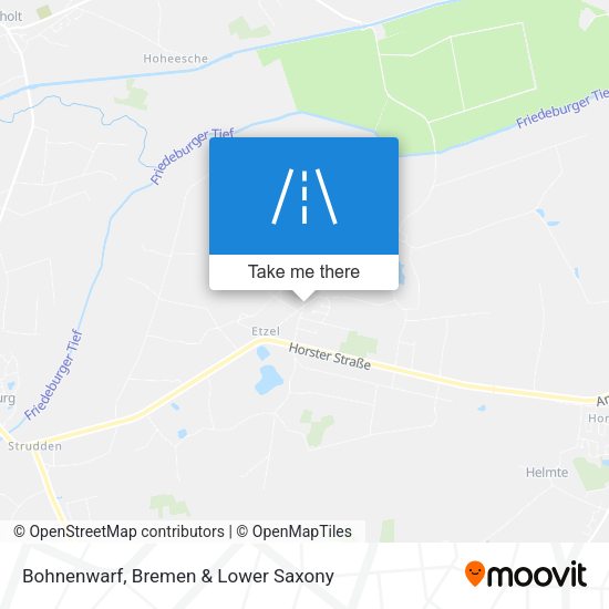 Bohnenwarf map