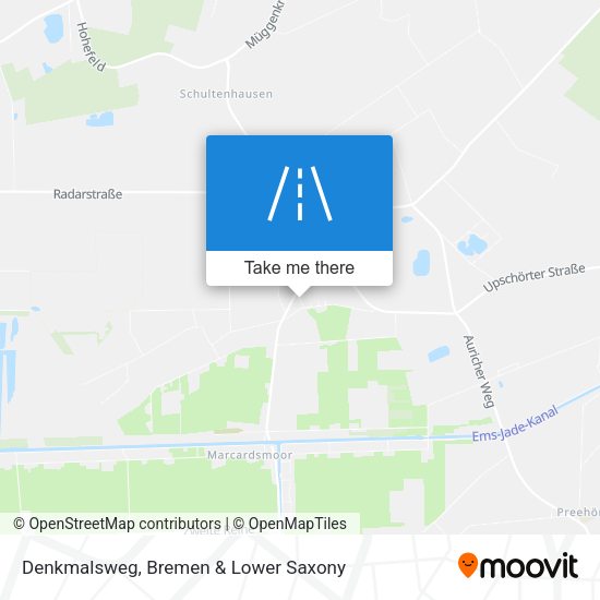 Denkmalsweg map