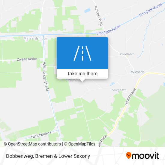 Dobbenweg map