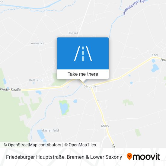 Friedeburger Hauptstraße map