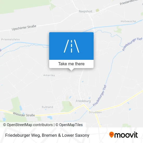 Карта Friedeburger Weg