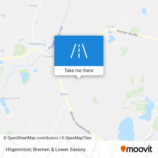 Hilgenmoor map