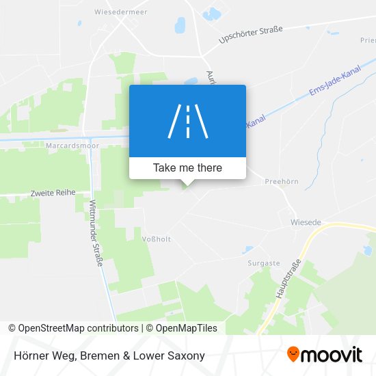 Hörner Weg map