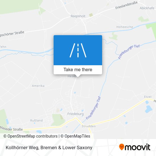 Kollhörner Weg map