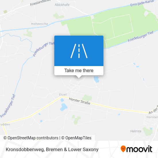 Kronsdobbenweg map