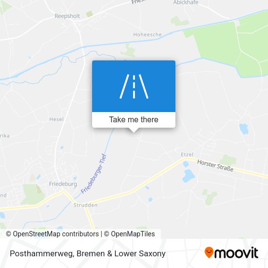Posthammerweg map