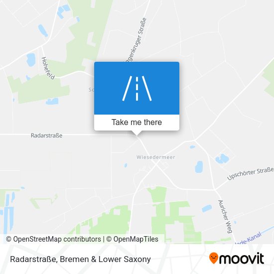 Radarstraße map