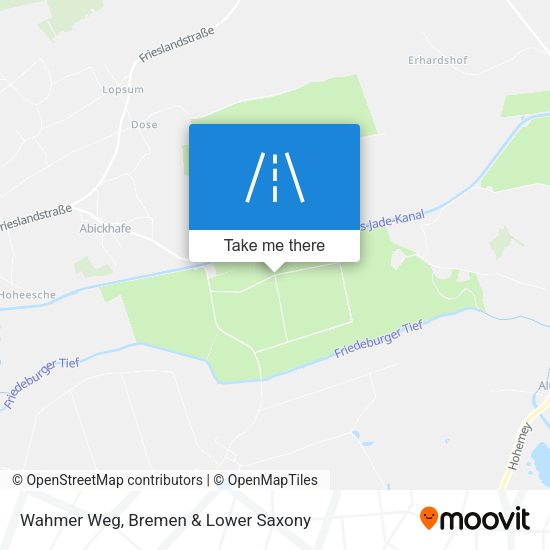 Wahmer Weg map