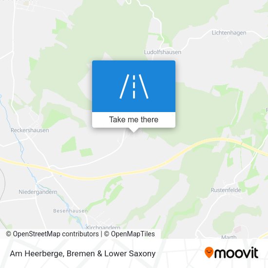 Am Heerberge map