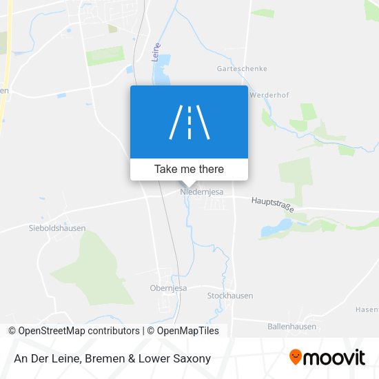 An Der Leine map