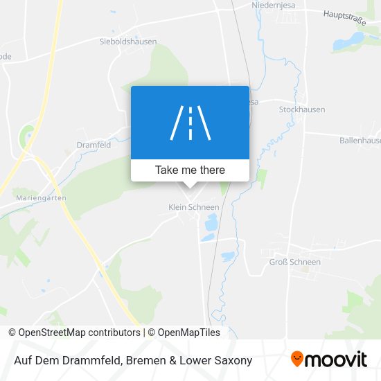 Auf Dem Drammfeld map