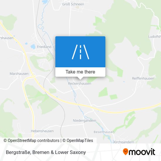 Bergstraße map