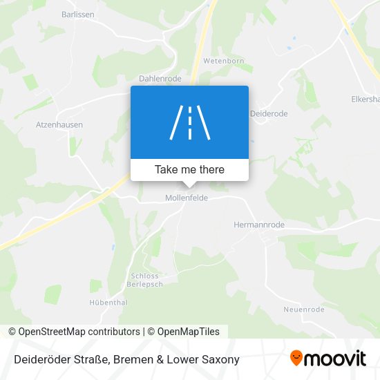 Deideröder Straße map