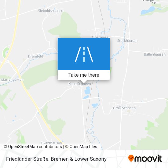 Friedländer Straße map