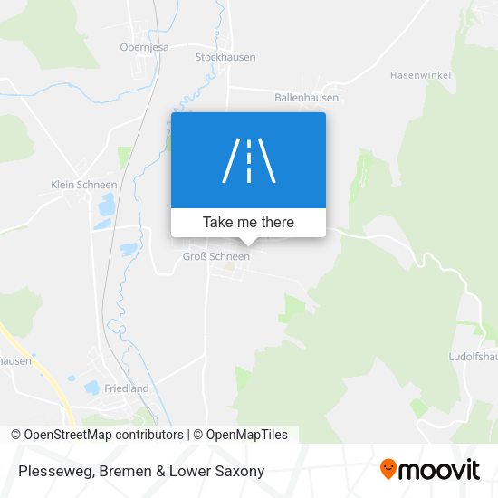 Plesseweg map