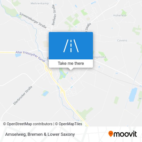 Amselweg map