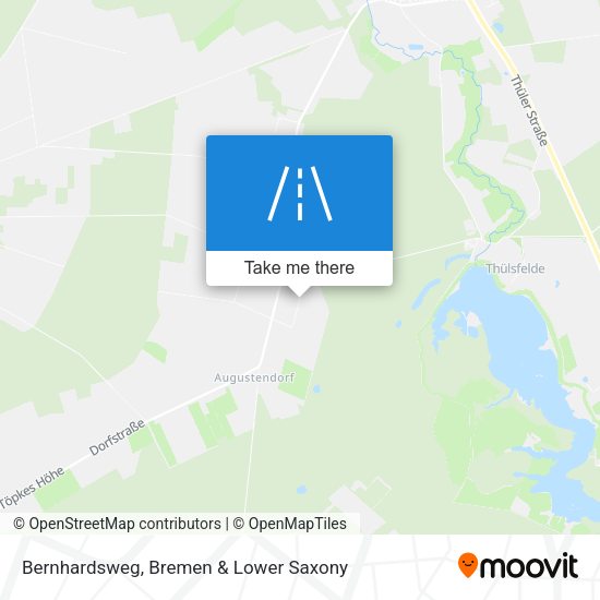 Bernhardsweg map