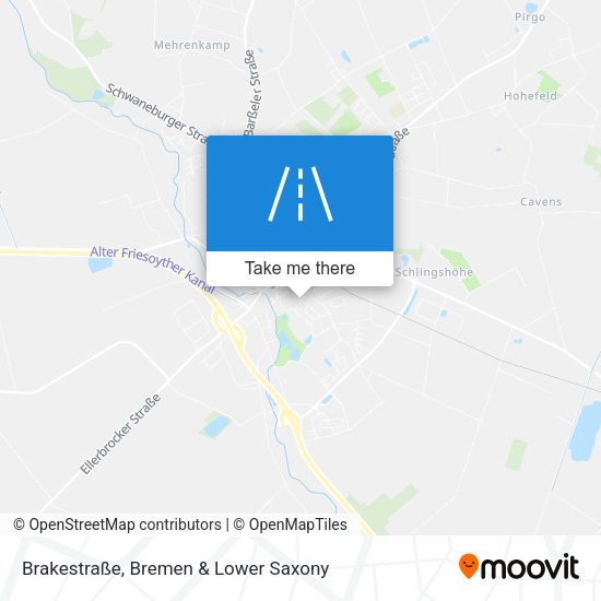 Brakestraße map