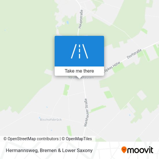 Hermannsweg map