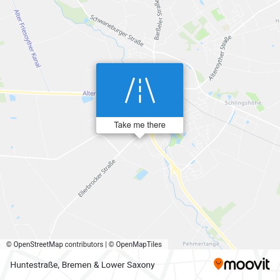 Huntestraße map