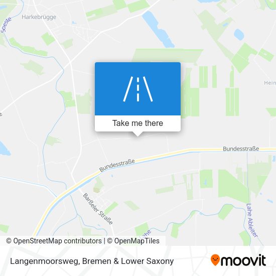 Langenmoorsweg map