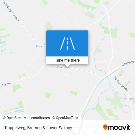 Pappelweg map