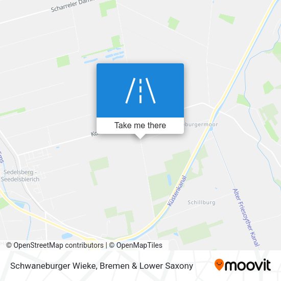 Schwaneburger Wieke map