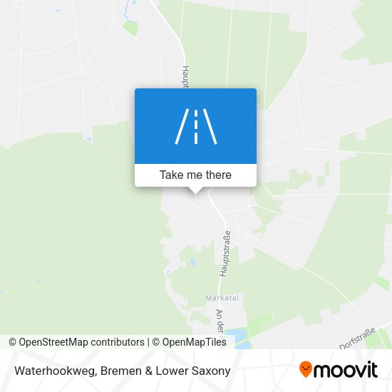 Waterhookweg map