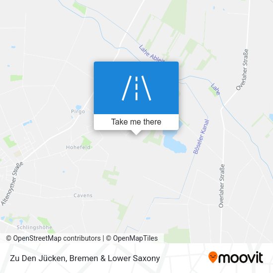 Zu Den Jücken map