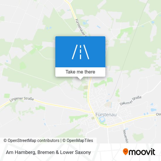 Am Hamberg map