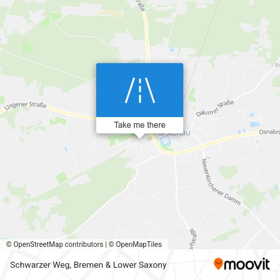 Schwarzer Weg map