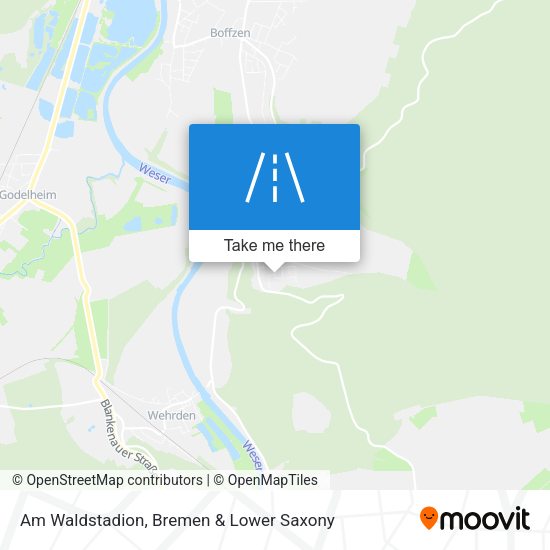 Am Waldstadion map