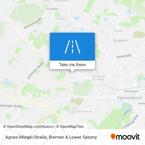 Карта Agnes-Miegel-Straße