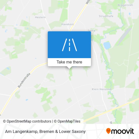 Am Langenkamp map