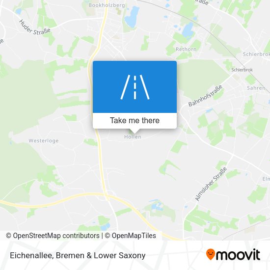 Eichenallee map