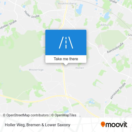 Holler Weg map