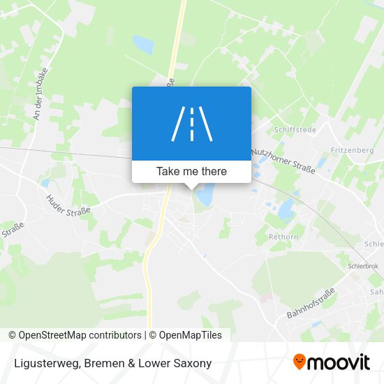Ligusterweg map