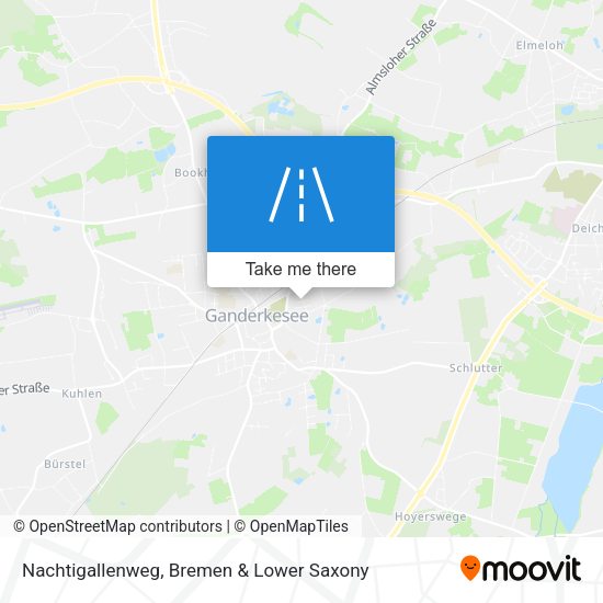 Nachtigallenweg map