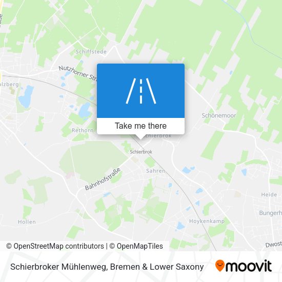 Schierbroker Mühlenweg map