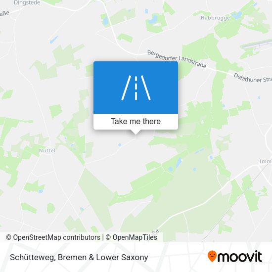 Schütteweg map