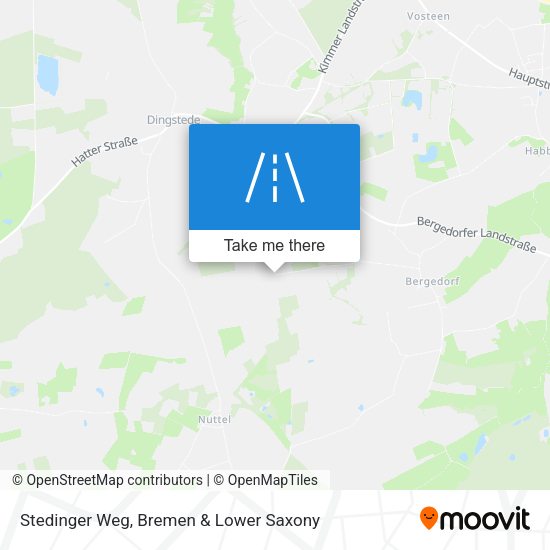 Stedinger Weg map