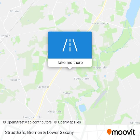 Strudthafe map