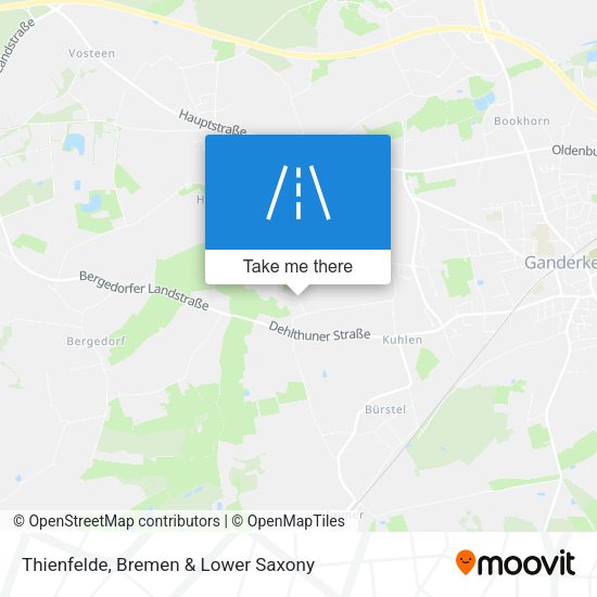 Thienfelde map