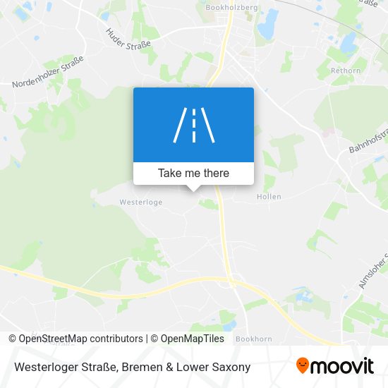 Westerloger Straße map