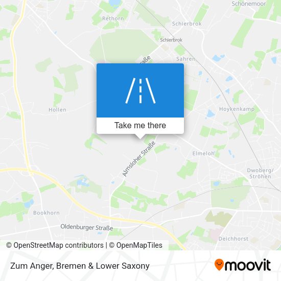 Zum Anger map