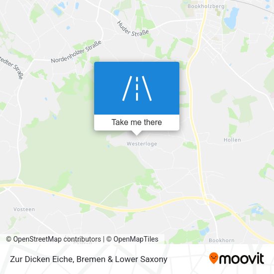 Zur Dicken Eiche map